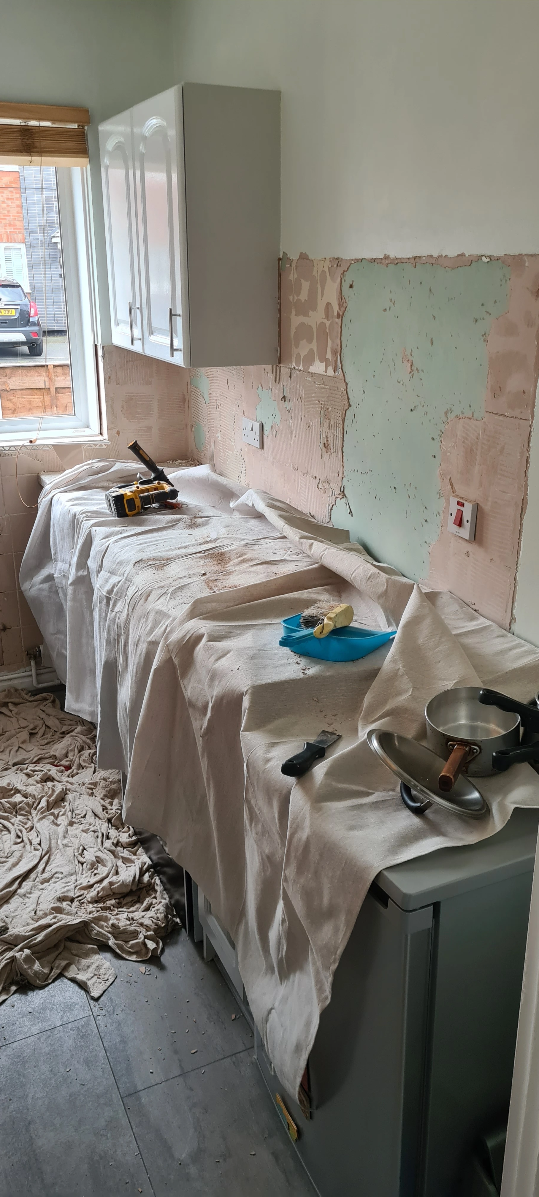 Example showing kitchen renovation