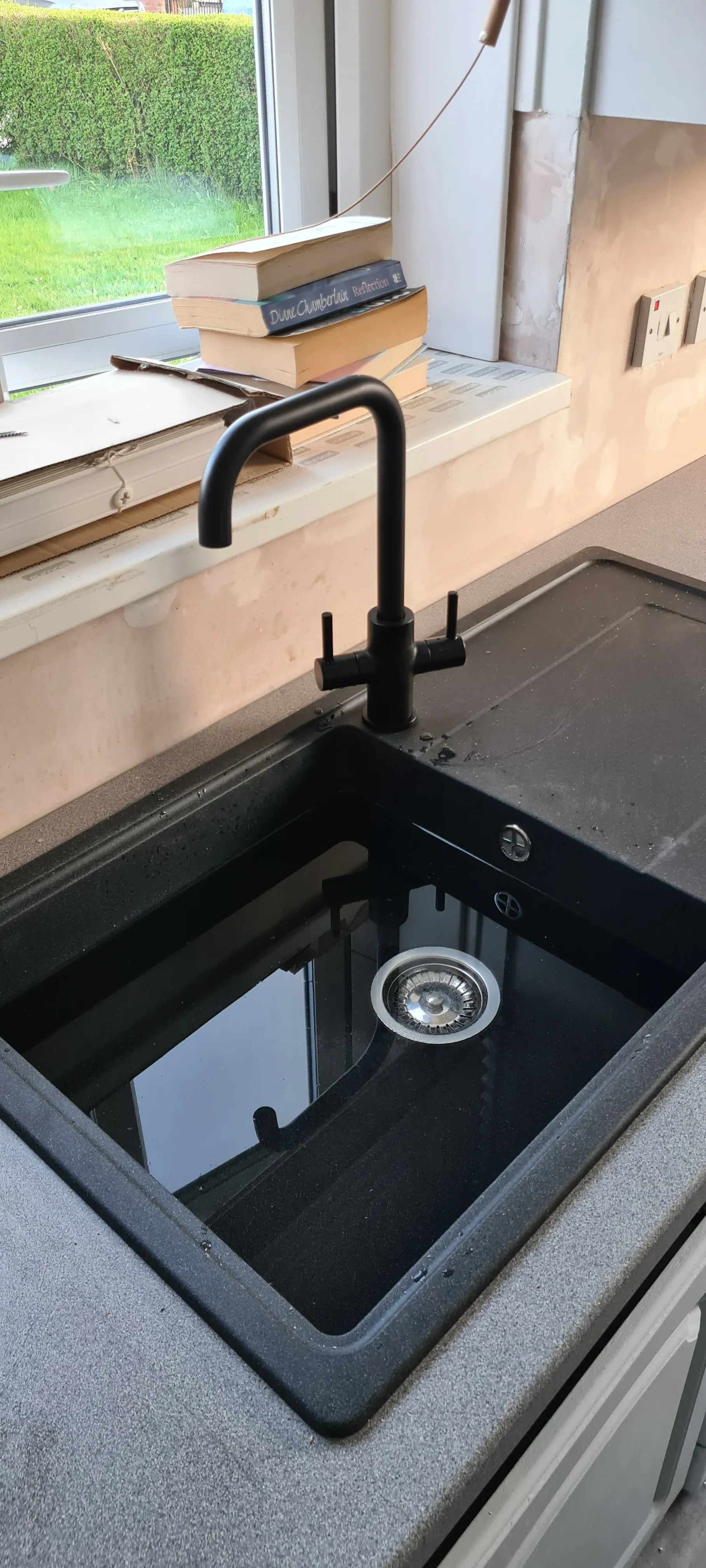 Example three showing new sink