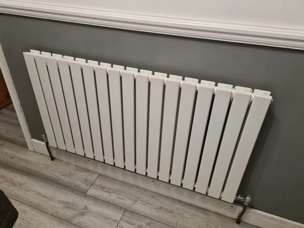 Example showing new radiator